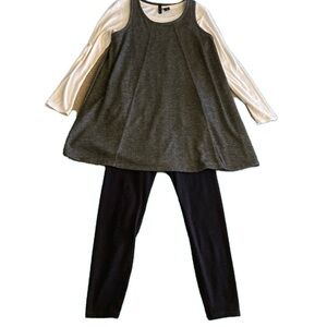 Women’s Gray Jumper. Size L. Soft Jersey fabric.